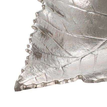 Eglo - Vassoio decorativo 18,5x23,5 cm foglia/argento