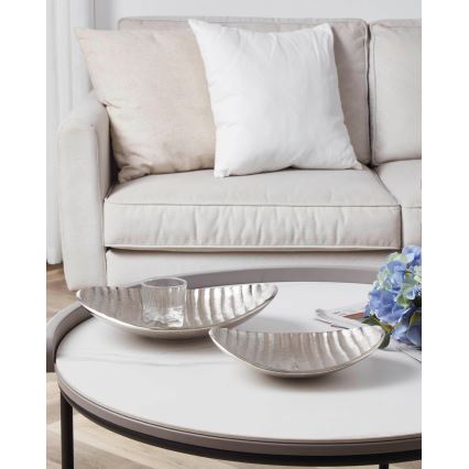 Eglo - Vassoio decorativo 23,5x32,5 cm argento