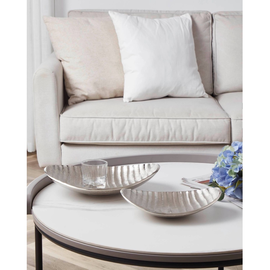 Eglo - Vassoio decorativo 23,5x32,5 cm argento
