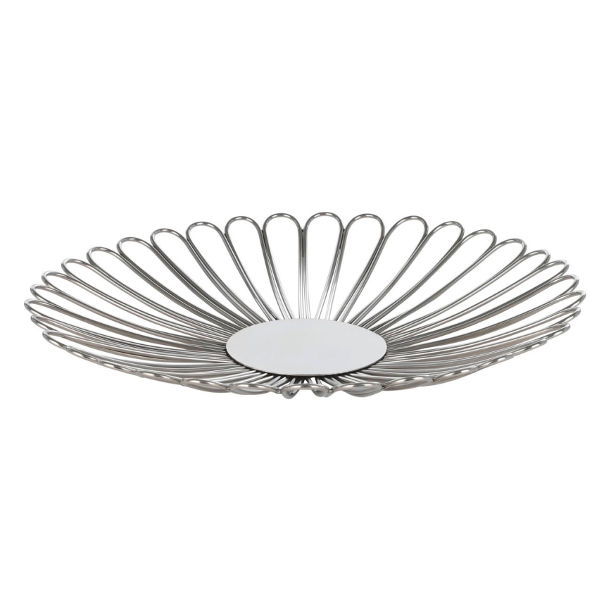 Eglo - Vassoio decorativo diametro 40,5 cm cromo lucido