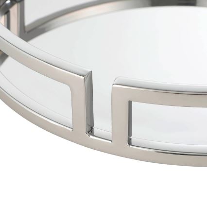 Eglo - Vassoio decorativo diametro 38 cm cromo lucido
