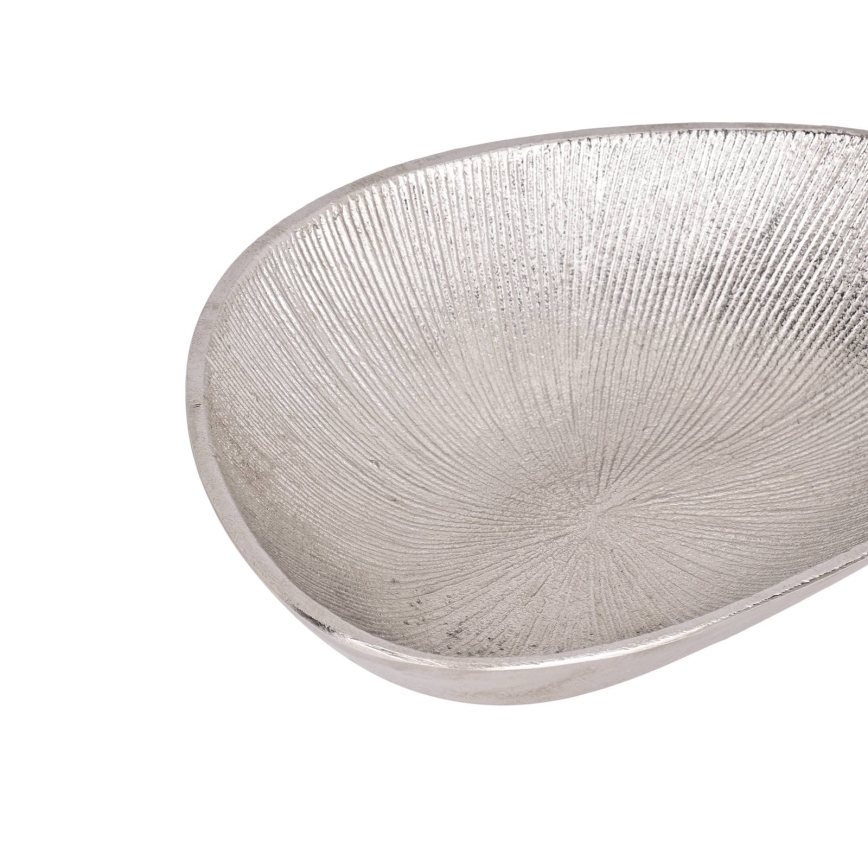 Eglo - Vassoio decorativo 17,5x24,5 cm argento