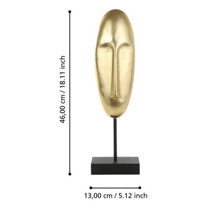 Eglo 427077 - Decorazione GIFU 46x13 cm oro/nero