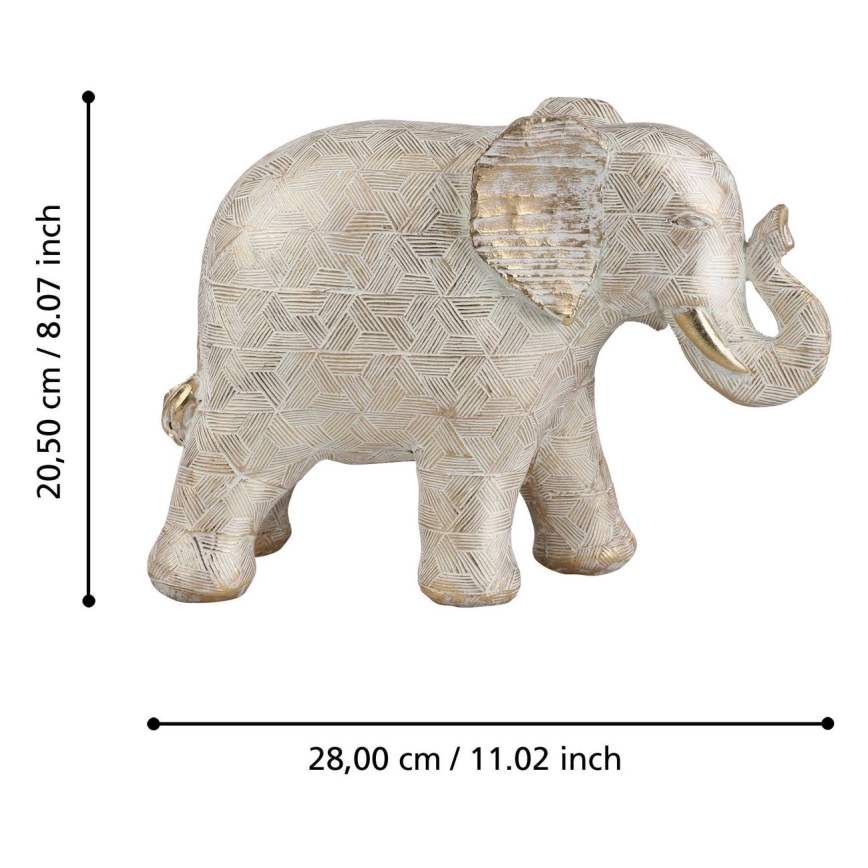 Eglo - Dekoration 20,5x28 cm Elefant/Harz