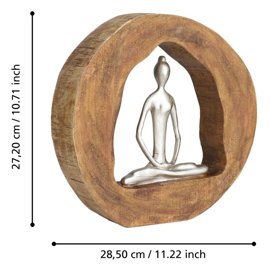 Eglo - Decorazione 27,2x28,5 cm legno/resina