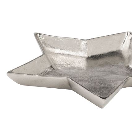 Eglo 427425 - Vassoio decorativo AMBOLOSY 30x32 cm argento