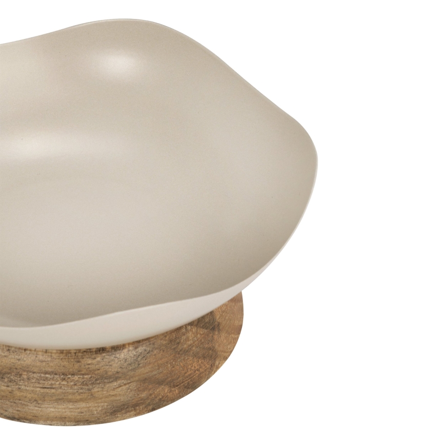 Eglo - Vassoio decorativo diametro 14,5 cm beige
