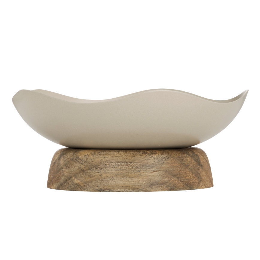 Eglo - Vassoio decorativo diametro 14,5 cm beige