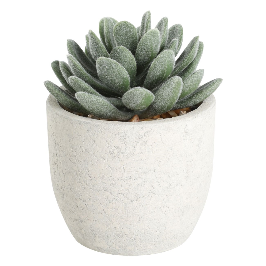 Eglo - Pianta artificiale in vaso da fiori 11x8 cm pianta grassa