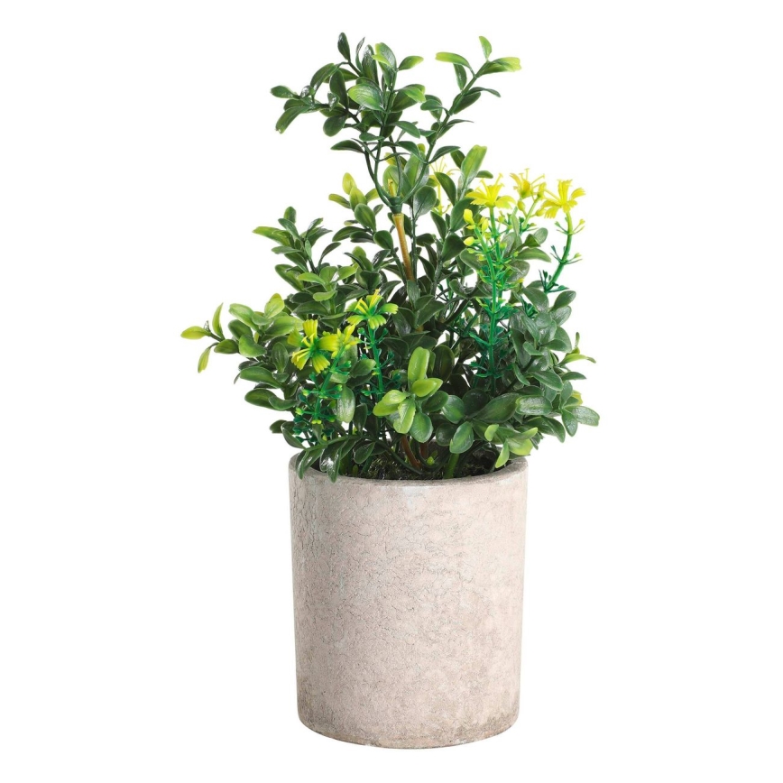 Eglo - Pianta artificiale in vaso da fiori 25x15 cm
