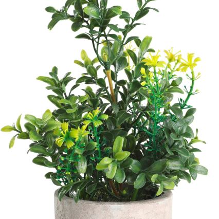 Eglo - Pianta artificiale in vaso da fiori 25x15 cm