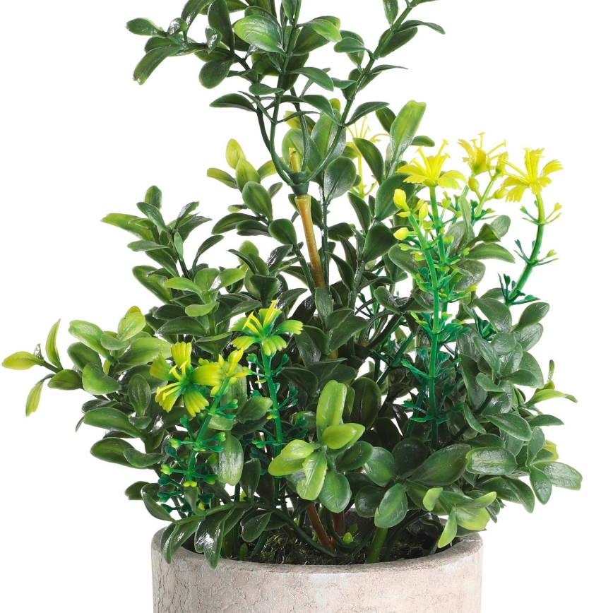 Eglo - Pianta artificiale in vaso da fiori 25x15 cm