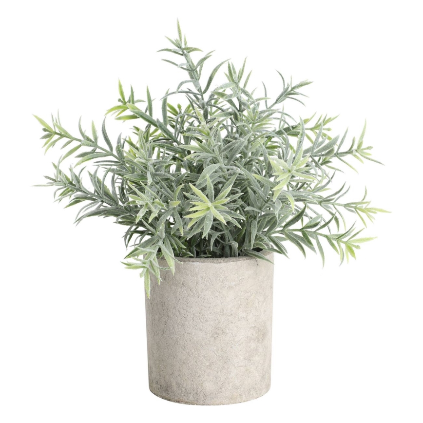 Eglo - Pianta artificiale in vaso da fiori 24x16 cm