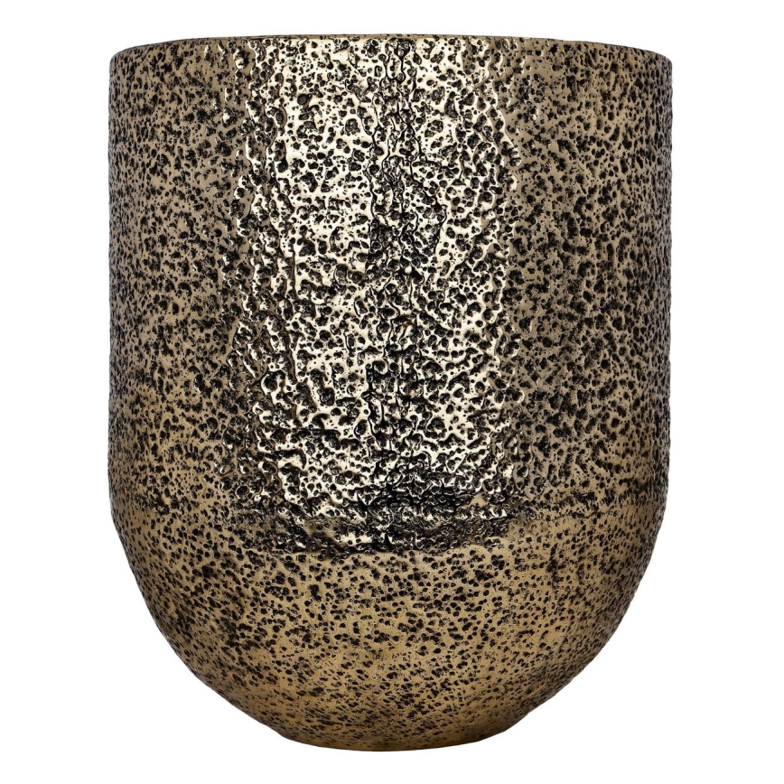 Eglo - Pot de fleurs en métal 50x42 cm doré