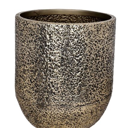 Eglo - Vaso da fiori in metallo 50x42 cm oro