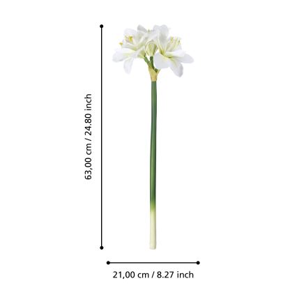 Eglo - Kunstblume 63 cm weiß