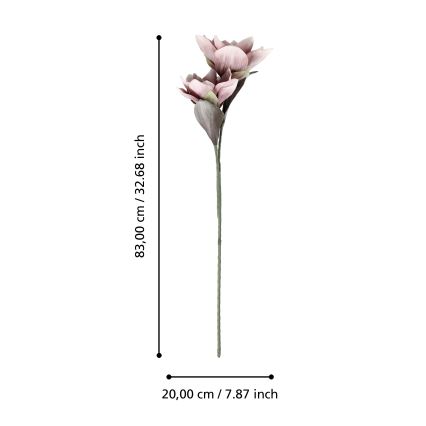 Eglo - Fiore artificiale 83 cm rosa