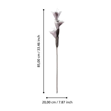 Eglo - Fiore artificiale 85 cm viola