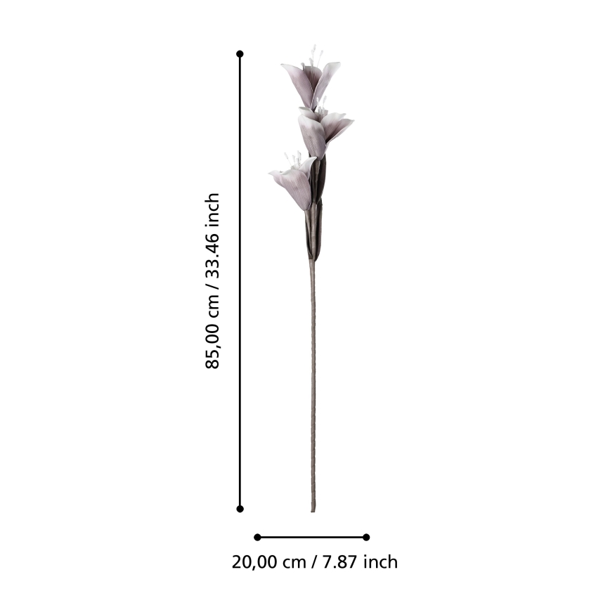 Eglo - Fiore artificiale 85 cm viola