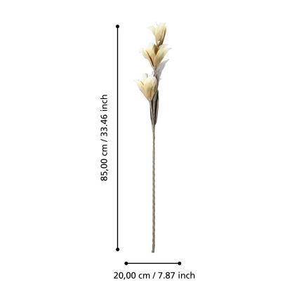 Eglo - Kunstblume 85 cm gelb