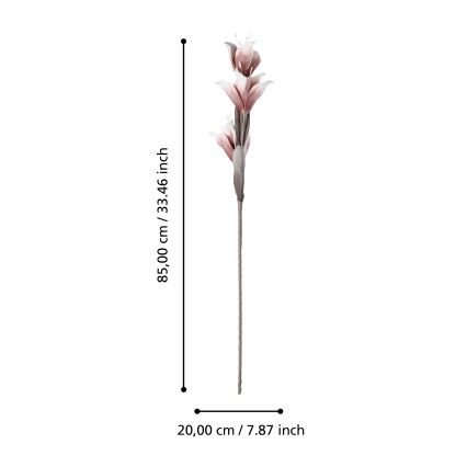 Eglo - Kunstblume 85 cm rot