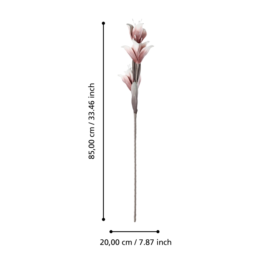 Eglo - Kunstblume 85 cm rot
