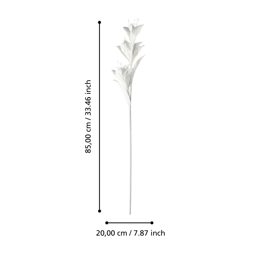 Eglo - Kunstblume 85 cm weiß