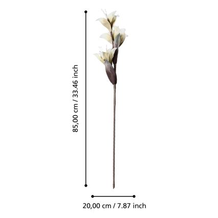 Eglo - Kunstblume 85 cm weiß