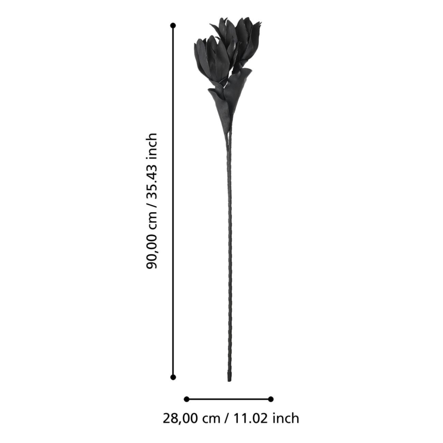Eglo - Kunstblume 90 cm schwarz