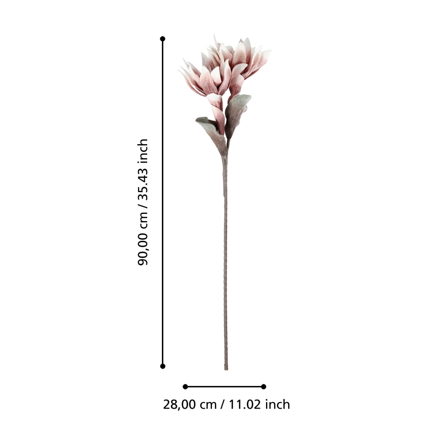 Eglo - Kunstblume 90 cm rosa