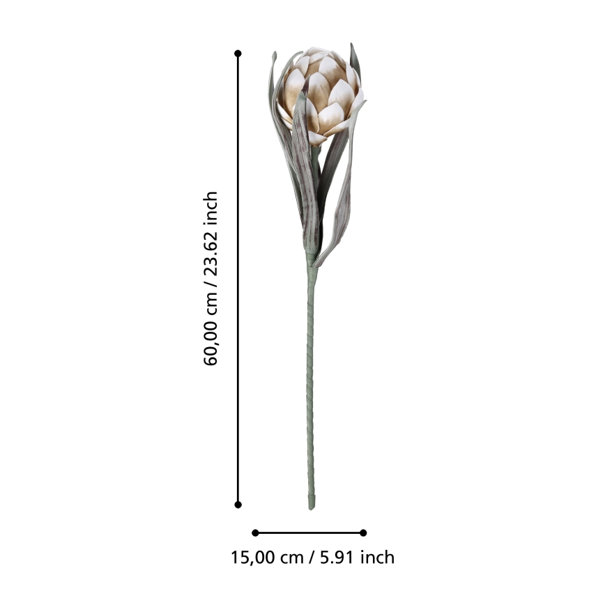 Eglo - Kunstblume 60 cm beige