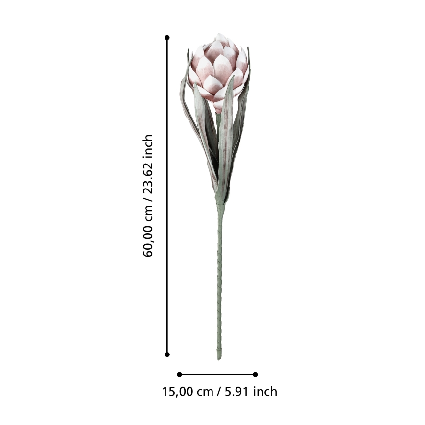 Eglo - Kunstblume 60 cm rosa