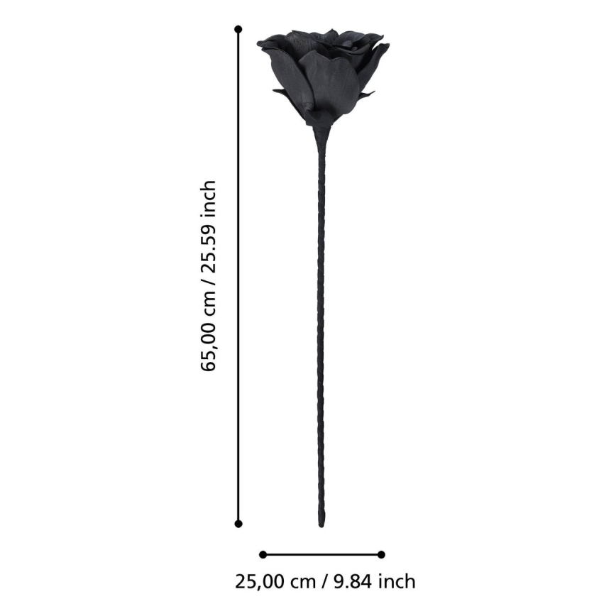 Eglo - Kunstblume 65 cm schwarz