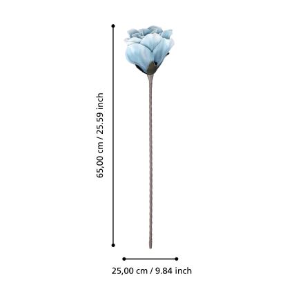 Eglo - Kunstblume 65 cm blau