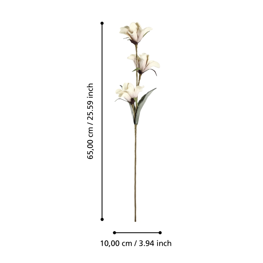Eglo - Fiore artificiale 65 cm beige