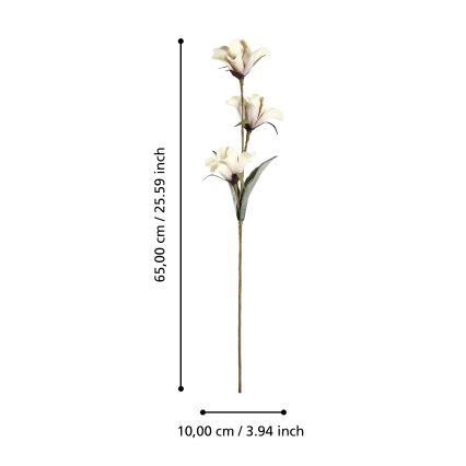 Eglo - Kunstblume 65 cm beige