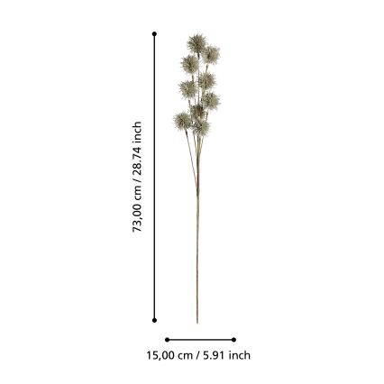Eglo - Kunstblume 73 cm golden