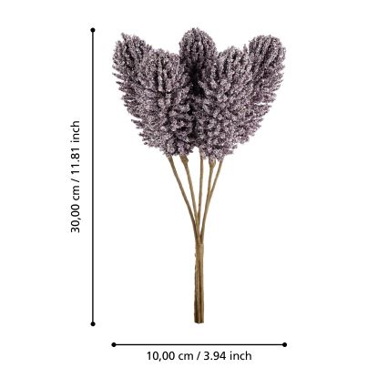 Eglo - Kunstblume 30 cm violett