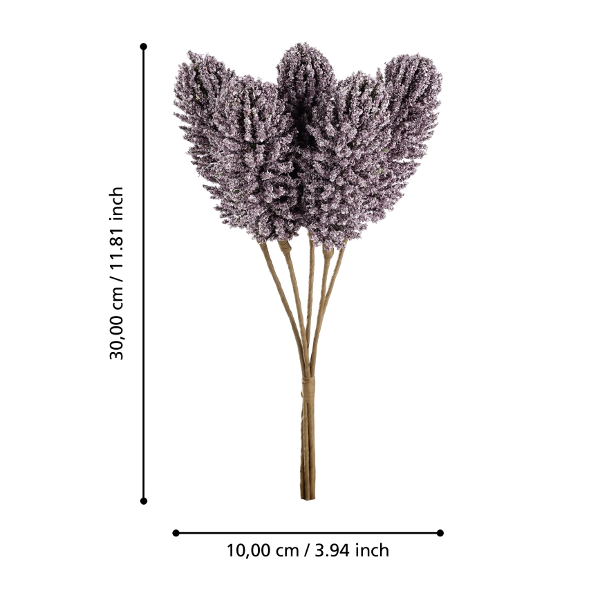 Eglo - Kunstblume 30 cm violett
