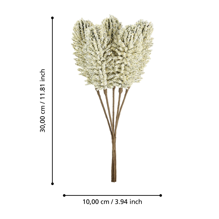 Eglo - Fiore artificiale 30 cm giallo
