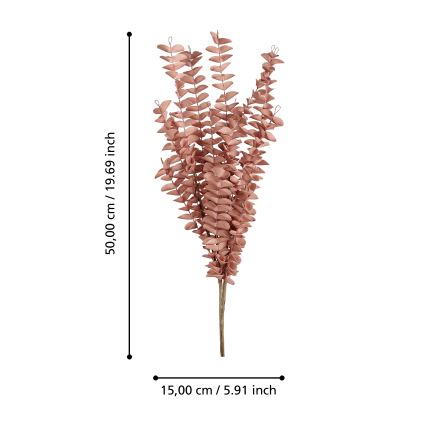 Eglo - Kunstblume 50 cm rot