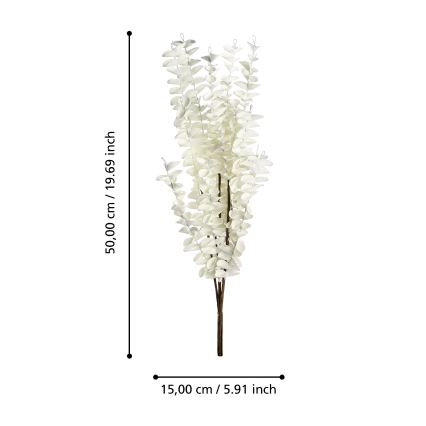 Eglo - Kunstblume 50 cm weiß