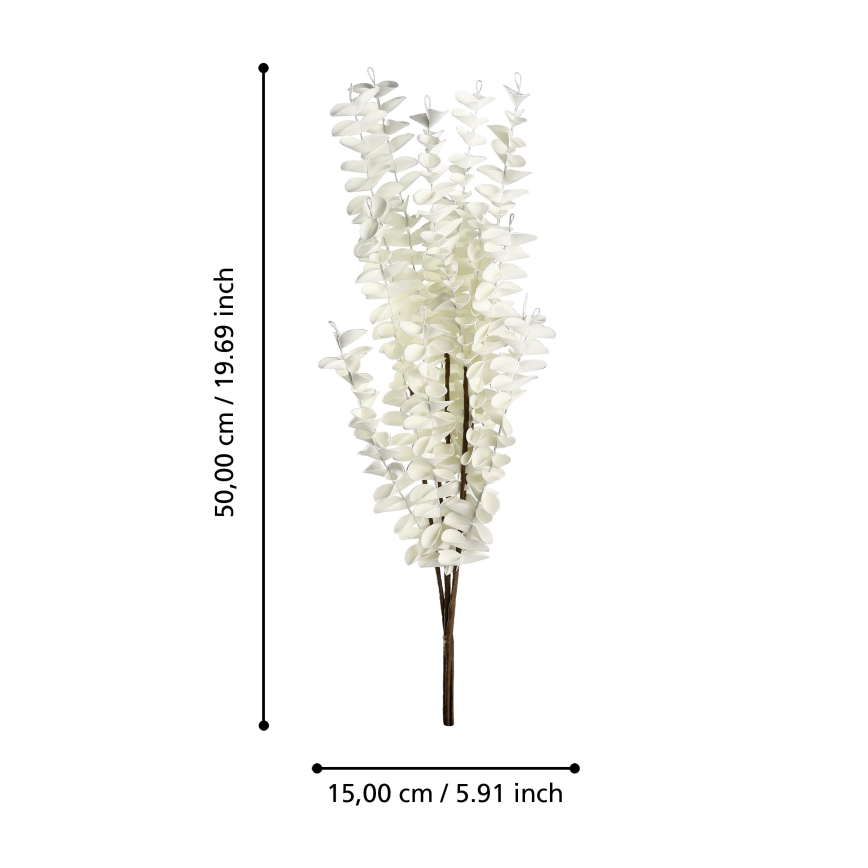 Eglo - Kunstblume 50 cm weiß