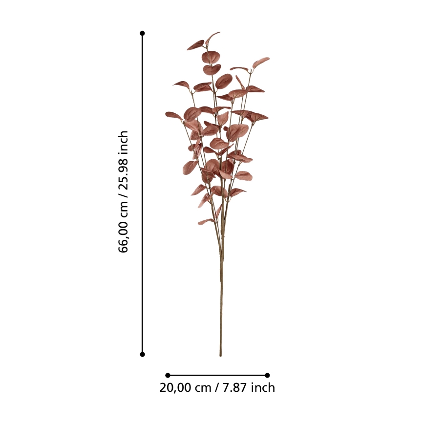 Eglo - Kunstblume 66 cm rot