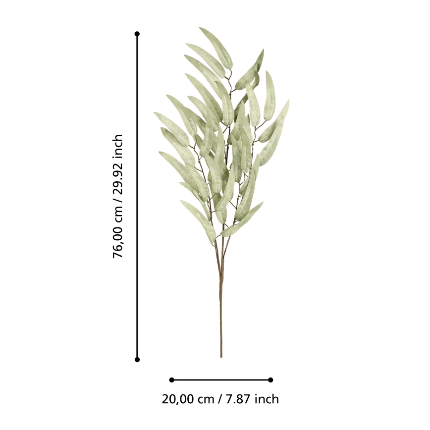 Eglo - Fiore artificiale 76 cm verde