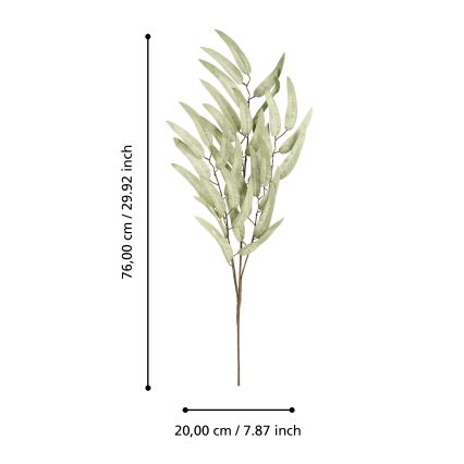 Eglo - Kunstblume 76 cm grün