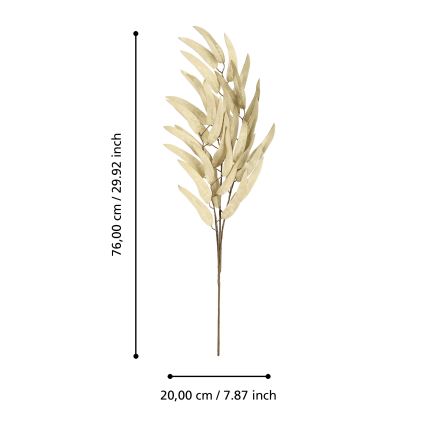 Eglo - Fiore artificiale 76 cm beige