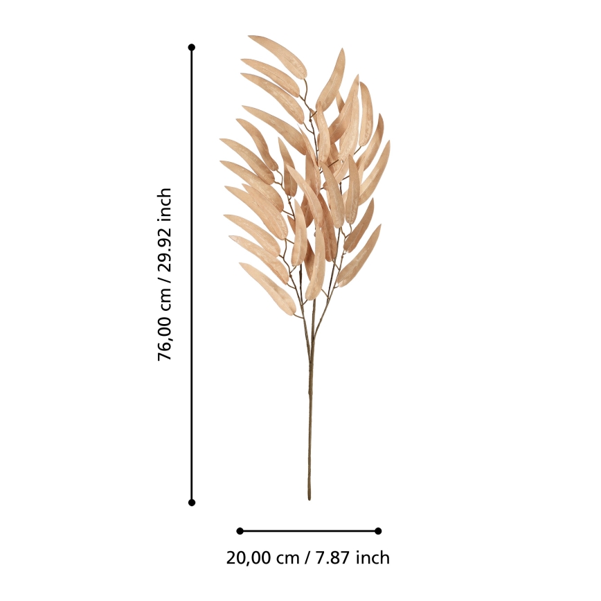 Eglo - Fiore artificiale 76 cm arancione