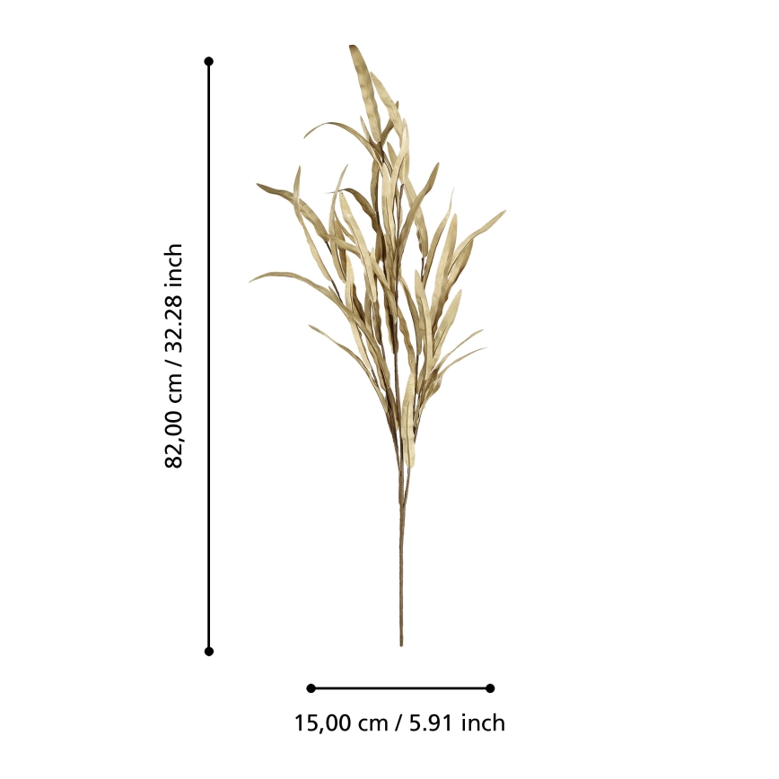 Eglo - Fleur artificielle 82 cm beige