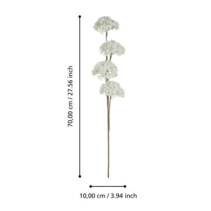 Eglo - Kunstblume 70 cm weiß